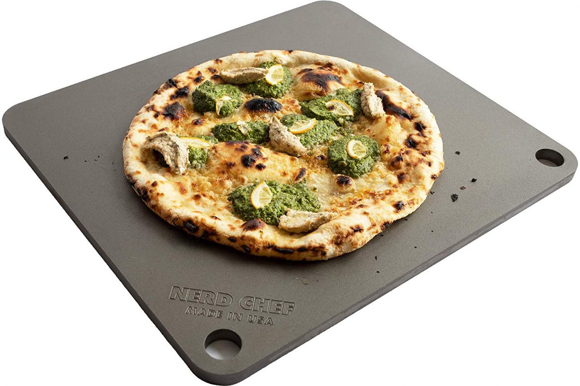 NerdChef Steel Stone HighPerformance Baking Surface for Pizza