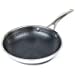 HexClad 8 Inch Hybrid Stainless Steel Frying Pan with Stay-Cool Handle, Dishwasher and Oven Safe, Non Stick, Works with Induction Cooktop, Gas, Ceramic, and Electric Stove