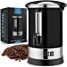 Zulay Premium 100 Cup Commercial Coffee Urn - Stainless Steel Large Coffee Dispenser For Quick Brewing - Automatic Hot Water Dispenser - Ideal for Large Crowds - Coffee Dispenser For Any Occasion