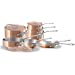 Mauviel M'150 S 1.5mm Polished Copper & Stainless Steel 12-Piece Cookware Set With Cast Stainless Steel Handles, Made In France