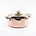 Hakart Handmade Copper Pot 7.87 inch (20 cm), 95 oz (2.8 L) Pure Copper Tin Lined Cooking Pot, Copper Vintage Cooking pot, Modern Copper Cookware, Handcrafted Copper Pot