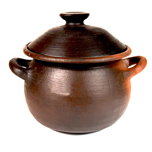 Ancient Cookware® Pomaireware™ Clay Round Pot, Small, 3 Quarts