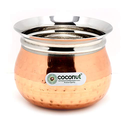 Coconut Stainless Steel - Cookware/Iveo Hammered Handi -1 Unit - ...