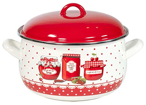Red Co. Extra Large Enameled Cookware 10.25