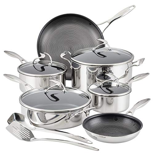 Circulon Clad Stainless Steel Cookware Pots and Pans and Utensil ...