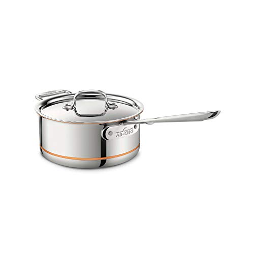 All-Clad Copper Core 5-Ply Stainless Steel Saucepan with Lid 3 ...