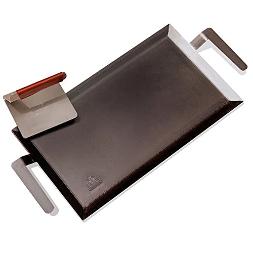 Made In Cookware - Carbon Steel Griddle + Grill Press ...