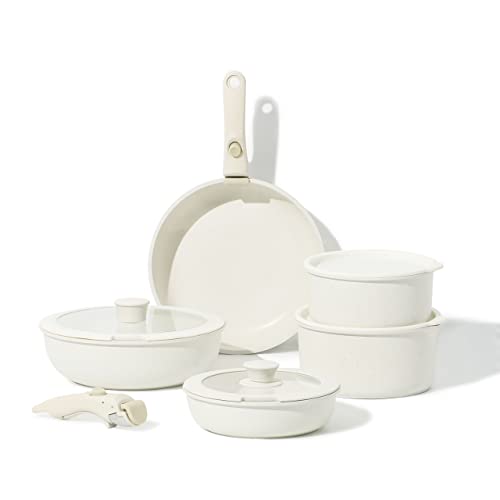 CAROTE 11pcs Pots and Pans Set, Nonstick Cookware Set Detachable ...