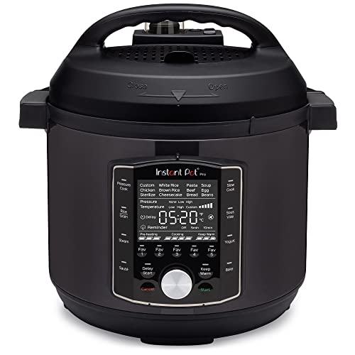 Instant Pot Pro 10-in-1 Pressure Cooker, Slow Cooker, Rice/Grain Cooker, ...