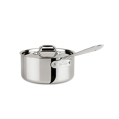All-Clad D3 3-Ply Stainless Steel Sauce Pan with Lid 3 ...