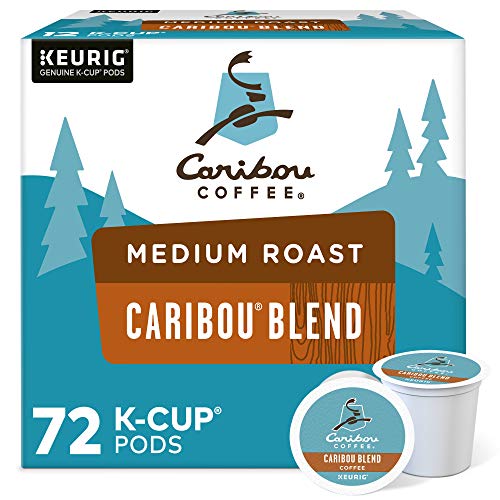 Caribou Coffee Caribou Blend, Single-Serve Keurig K-Cup Pods, Medium Roast ...