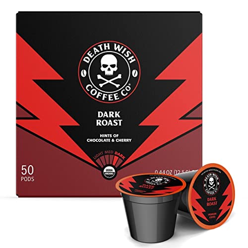 Death Wish Coffee Single Serve Pods - Extra Kick of ...