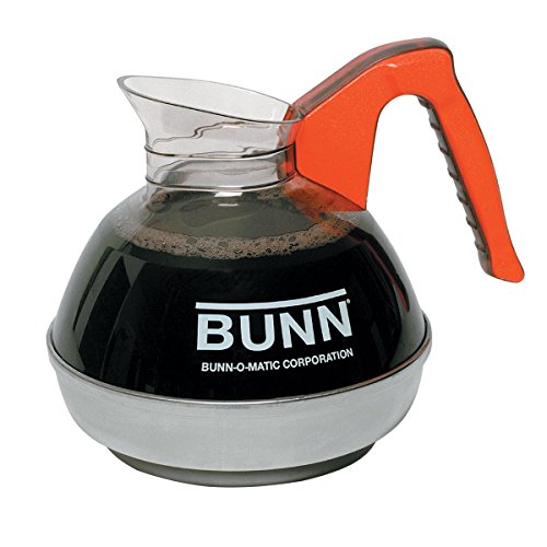 Bunn 06101.0101 64 oz. Easy Pour Coffee Decanter with Orange ...