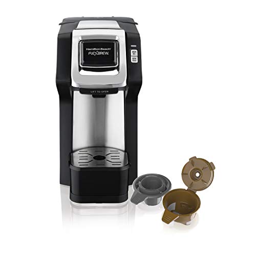 Hamilton Beach 49979 FlexBrew Single-Serve Coffee Maker Compatible with Pod ...