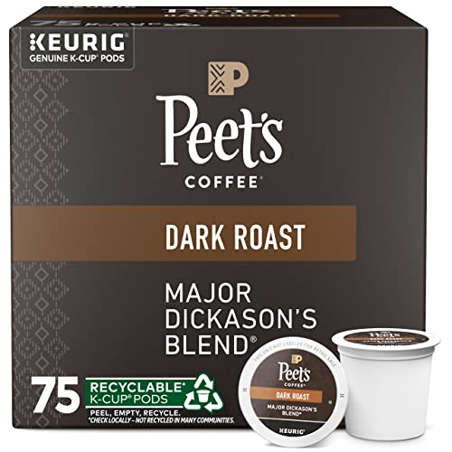 Peet's Coffee, Dark Roast K-Cup Pods for Keurig Brewers - ...