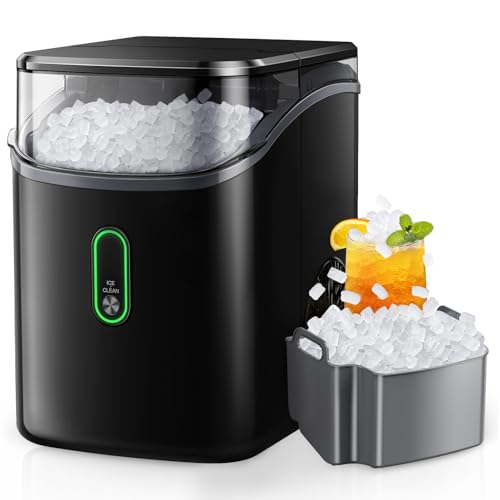 Silonn Nugget Ice Maker Countertop, Pebble Ice Maker with Soft ...