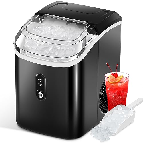 Nugget Ice Makers Countertop with Soft Chewable Pellet Ice, Pebble ...