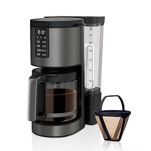 Ninja DCM201BK Programmable XL 14-Cup Coffee Maker PRO, 14-Cup Glass ...