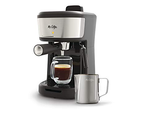 Mr. Coffee Espresso and Cappuccino Machine, Single Serve Coffee Maker ...