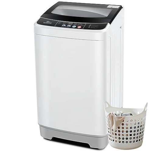 Nictemaw Portable Washing Machine 17.8Lbs 2.4 Cu.ft Full Automatic Laundry ...