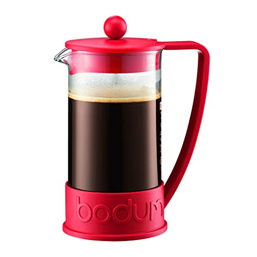 Bodum Brazil French Press Coffee Maker with Borosilicate Glass Carafe, ...