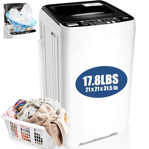 Nictemaw Portable Washing Machine 17.8Lbs Capacity Portable Washer 2.3 Cu.ft ...