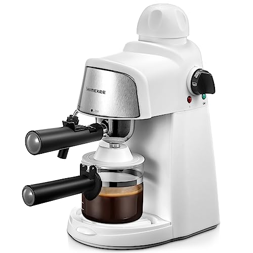 Ihomekee Espresso Machine, 3.5Bar Espresso and Cappuccino Machine with Preheating ...
