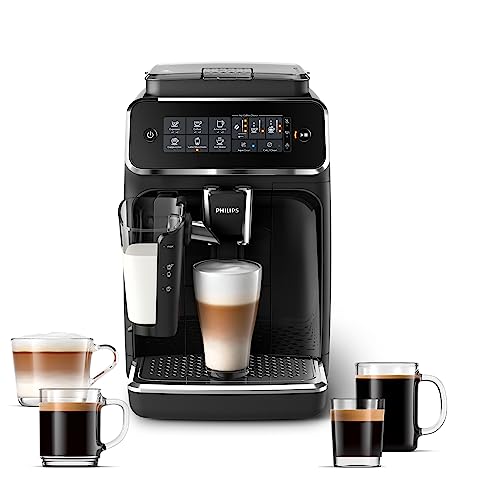 PHILIPS 3200 Series Fully Automatic Espresso Machine - LatteGo Milk ...