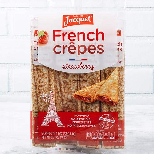 Ready to Eat French Crepes by Jacquet - Filled - Strawberry (6.77 ounce)
