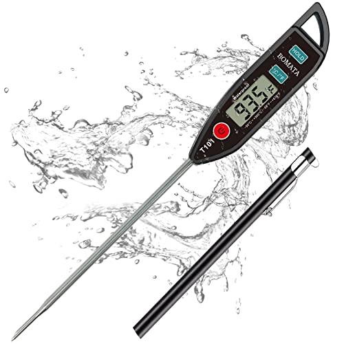 BOMATA Waterproof IPX7 Thermometer for Water, Liquid, Candle and Cooking. ...