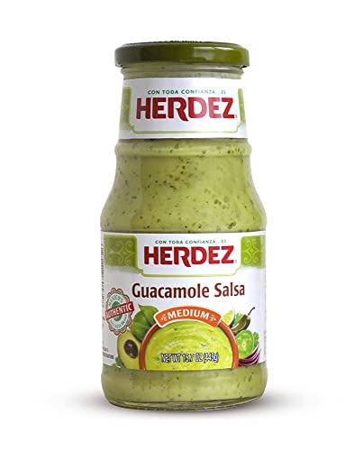 Herdez Guacamole Salsa, Medium, 15.7 oz