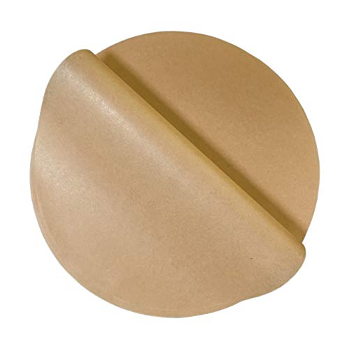 200pcs 8 Inch Parchment Paper Rounds for Air Fryer Unbleached Baking Paper for Oven Nonstick Uses for Baking Cookies, Bread, Meat, Pizza, Toaster Oven