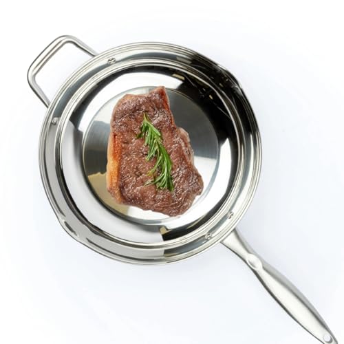 David Burke Regency 12 Inches Fry Pan with Pour Spouts ...