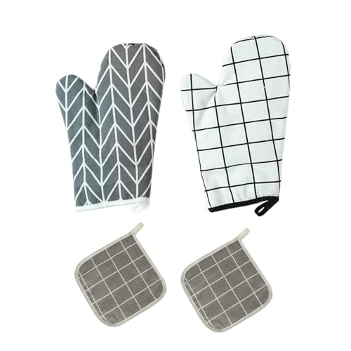 Oven Mitts and pan MATS Barbecue Mitts - Oven Mitts ...