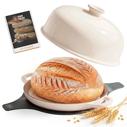 Kook Bread Oven, with Lid and Handles, Enameled Cast Iron ...