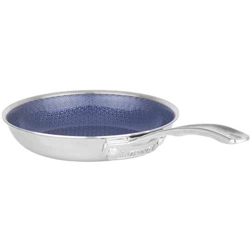 Viking Hybrid Plus 3-Ply Ceramic Nonstick Frying Pan, Made without PFAS, 8-Inch Induction Cookware, Metal Utensil Safe, Oven Safe to 500F