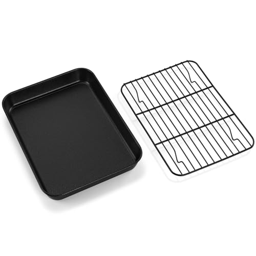 P&P CHEF Baking Oven Sheet Pan with Rack for Cookie, ...