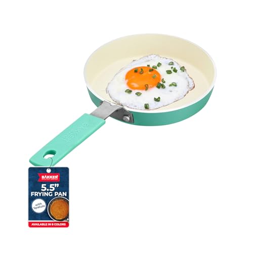 2-Piece Mini Pan Set – 5.5’’ Non-Stick Egg Pan with ...