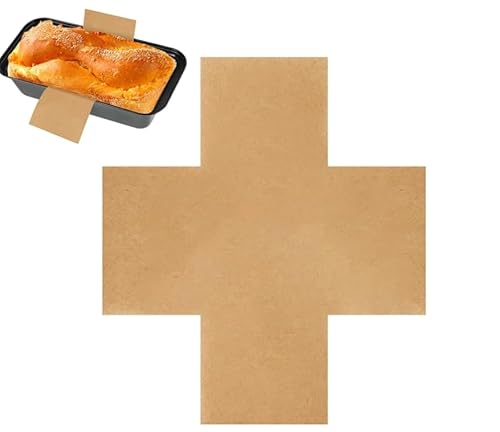 100 Sheets Loaf Pan Liners, Non-Stick Parchment Paper for Baking ...