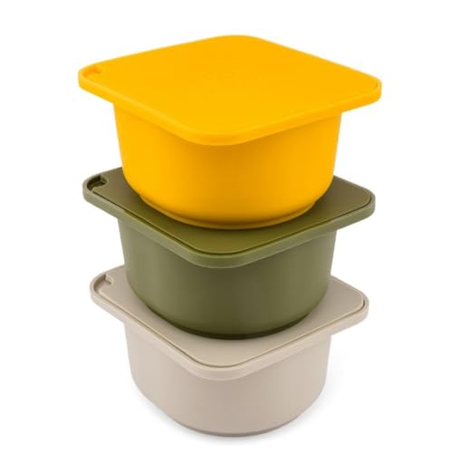 Babadoh Pizza Making Accessories | Pizza Dough Proofing Containers with ...