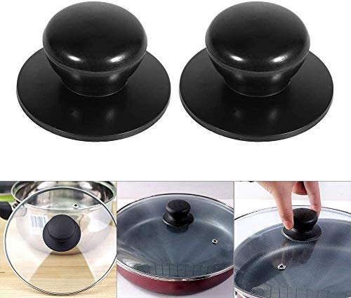 2Pcs Saucepan Lid Knobs,Cooker Pan Pot Kettle Cover Handle Knob, ...