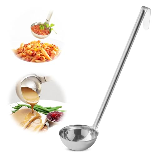 Ladle - Durable Stainless Steel Ladle Serving Measuring Soup Dressing ...