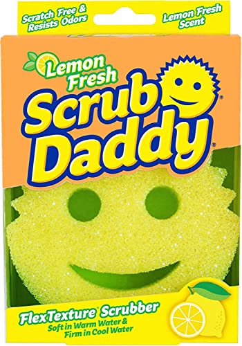 Scrub Daddy Sponge - Lemon Fresh Scent - Scratch-Free Multipurpose ...