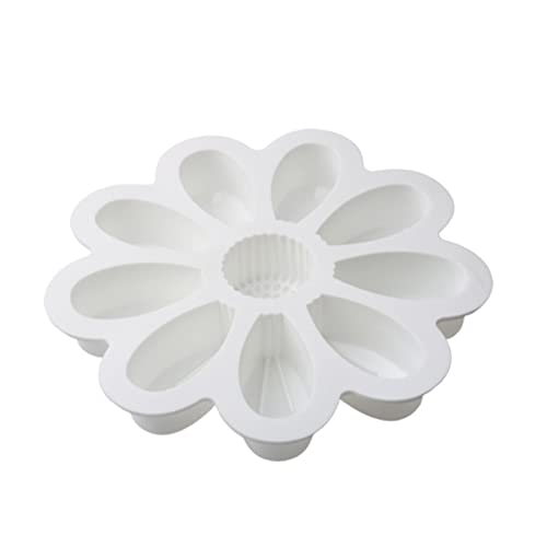 Flower Shaped Cake Pans 9 inch Round Food Grade Silicone ...