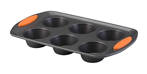 Rachael Ray Yum-o! Nonstick Bakeware Oven Lovin’ Cups Muffin Pan, ...