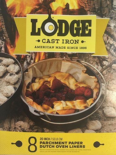 Lodge 20 Inch Diameter Parchment Paper Dutch Oven Liner - ...