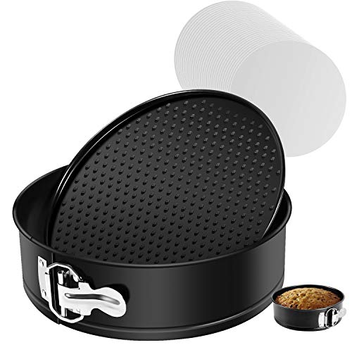 MASSUGAR 9 Inch Springform Pan Nonstick - Cheesecake Pan with ...
