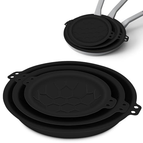 3 Piece Set Silicone Pan Protectors (Includes 8