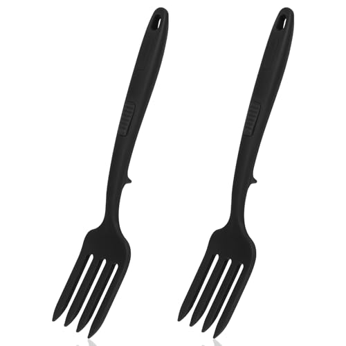 simarro 2 Pack Silicone Flexible Forks, 11.8 Inch Heat Resistant ...