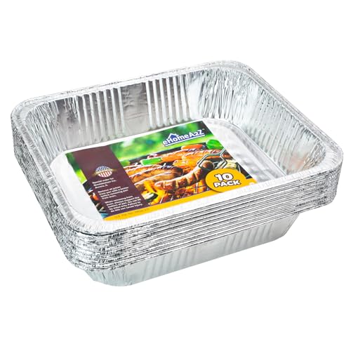EHOMEA2Z Disposable Aluminum Foil Steam Table Pans for Cooking, Roasting, ...